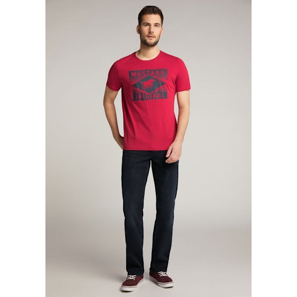 Shirts Mustang Alex C Print Röda 164 - 169 cm/S