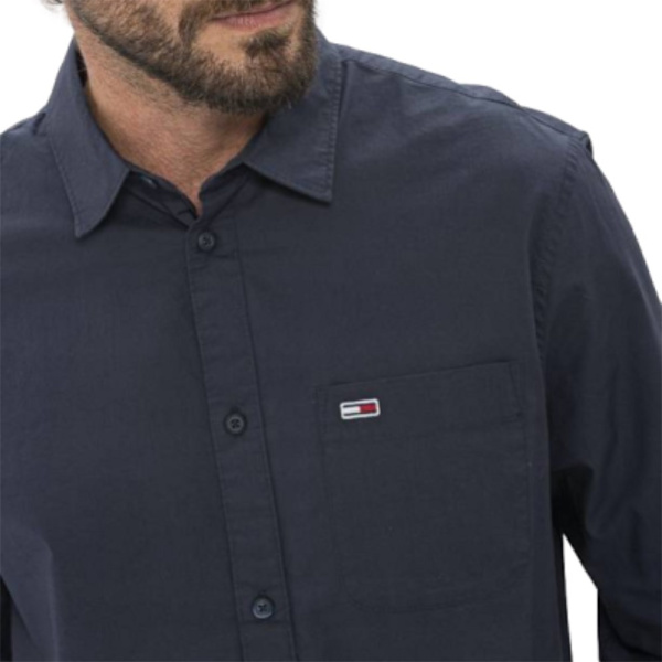 Kauluspaidat Tommy Hilfiger Essential Poplin Tummansininen 169 - 173 cm/S