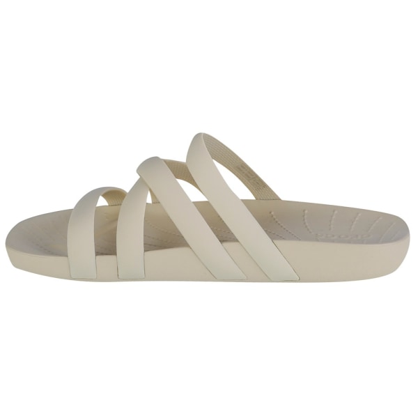 Tøffel Crocs Splash Strappy Sandal Creme 38