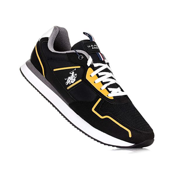 Sneakers low U.S. Polo Assn NOBIL004BLKOCR01 Sort 44