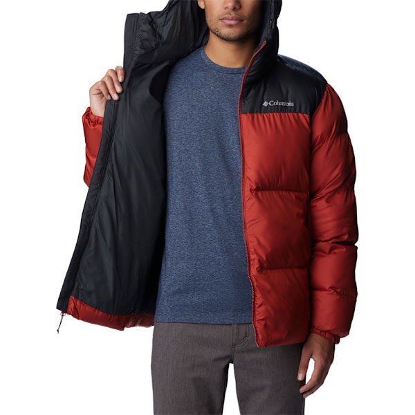 Jakker Columbia Puffect Hooded Jacket Rød 178 - 182 cm/M