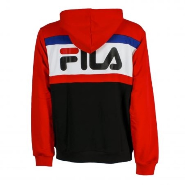 Puserot je Fleecet Fila Radomir Hoody Mustat,Punainen 168 - 172 cm/S