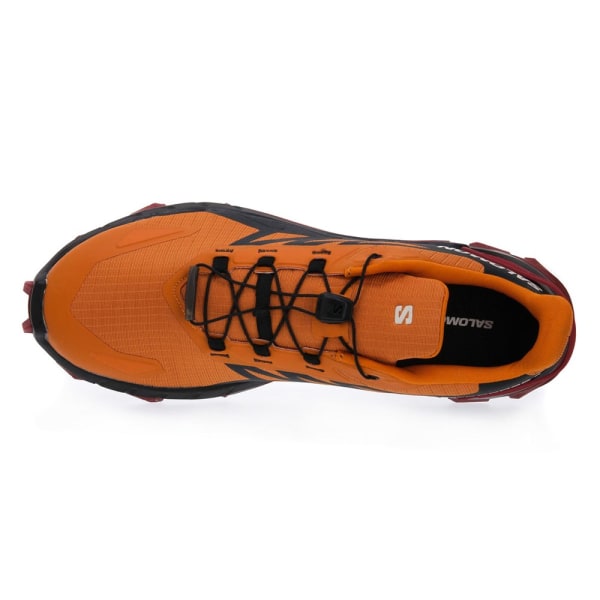 Sneakers low Salomon Supercross 4 Sort,Orange 43 1/3