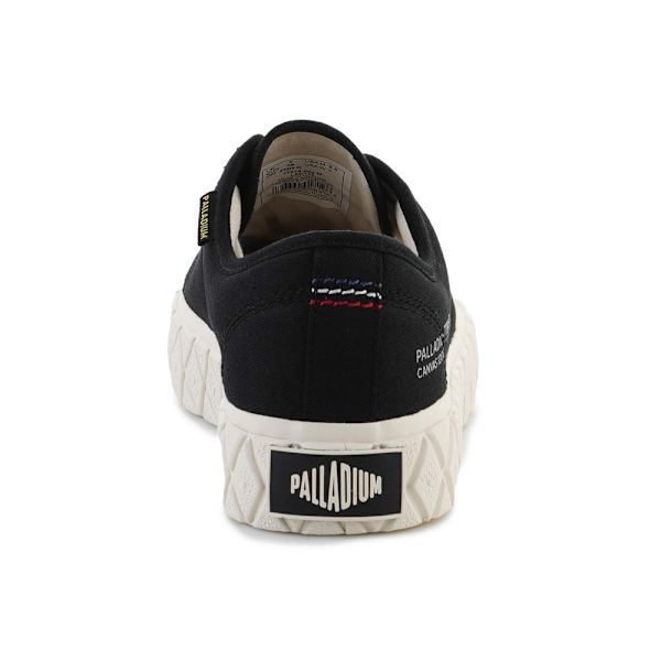 Lenkkitossut Palladium Palla Ace Canavas Blackwhite Asparagus Mustat 39
