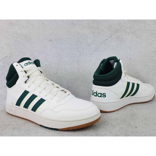 Kengät Adidas Hoops 3.0 Mid Valkoiset 43 1/3