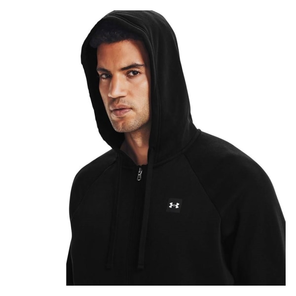 Puserot je Fleecet Under Armour Rival Fleece Fz Hoodie Mustat 173 - 177 cm/S