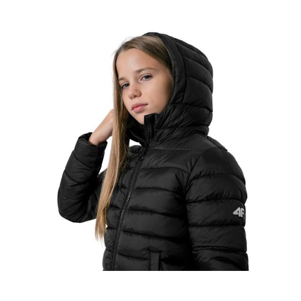 Jackor 4F JKUDP001 Svarta 122 - 127 cm