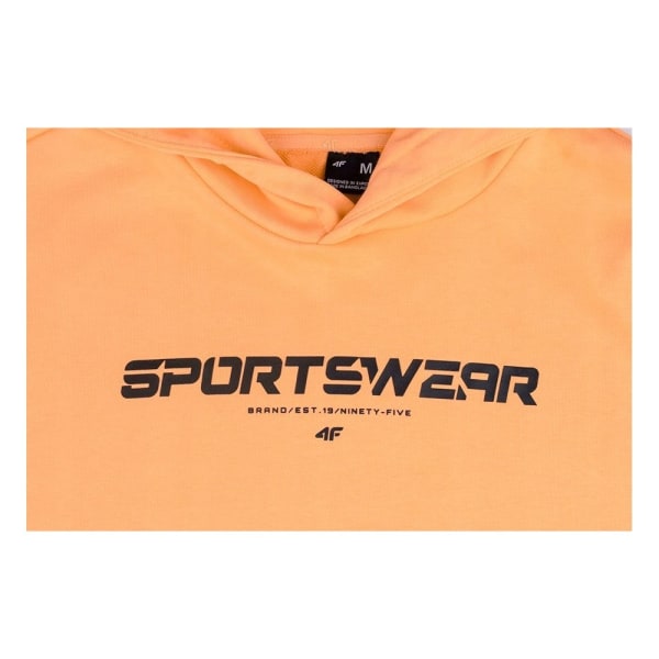 Sweatshirts 4F SS23TSWSM26664S Orange 185 - 188 cm/XXL