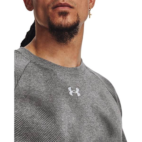 Puserot je Fleecet Under Armour Ua Rival Fleece Printed Crew Harmaat 173 - 177 cm/S
