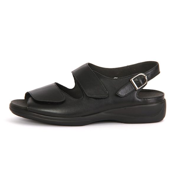 Sandaalit Solidus Lia 038 73038 00098 Vitello Mustat 5 UK women