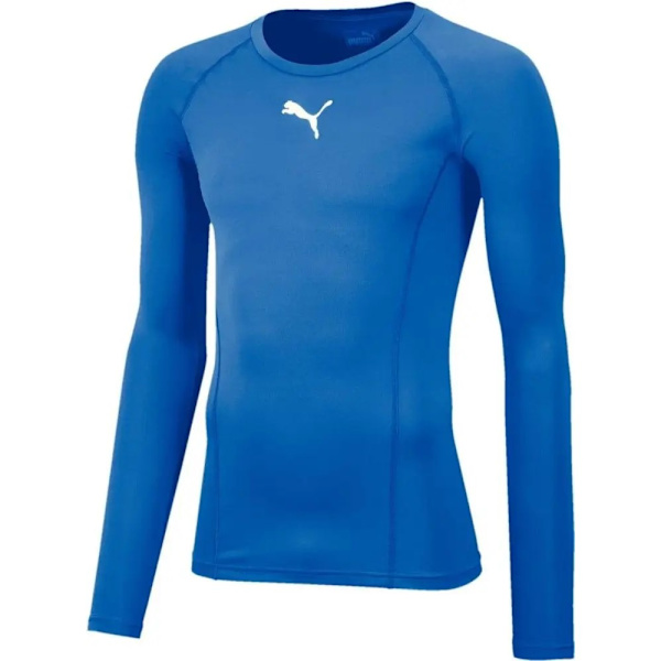 T-paidat Puma Tee Ls Vaaleansiniset 176 - 181 cm/M