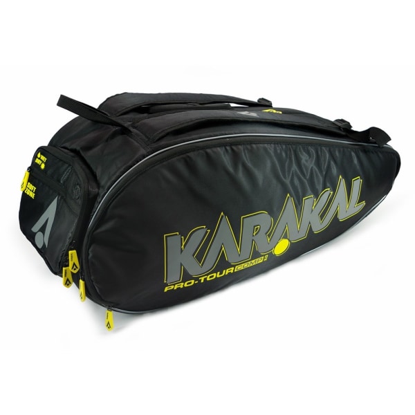 Laukut Karakal Pro Tour Comp 20 Racketbag 9R Mustat