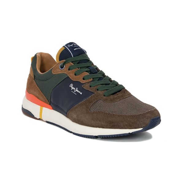 Sneakers low Pepe Jeans London Pro Basic M Brun 44