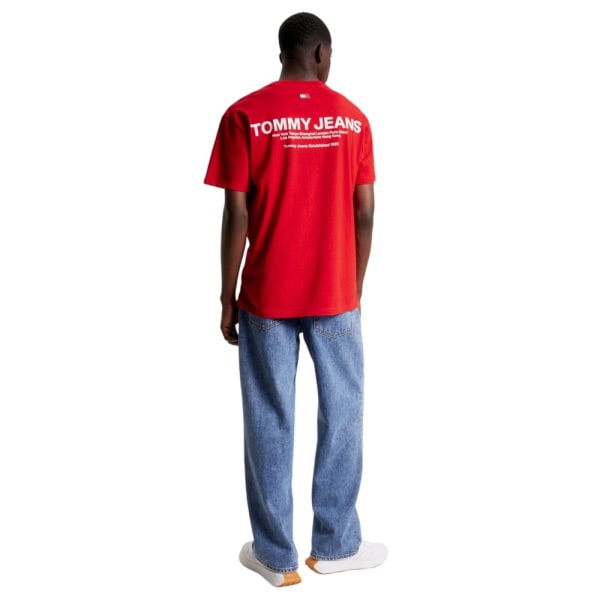 T-shirts Tommy Hilfiger DM0DM17712XNL Rød 179 - 183 cm/L