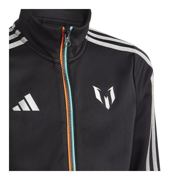 Sweatshirts Adidas Messi Training Jacket JR Sort 105 - 110 cm/4 - 5 år