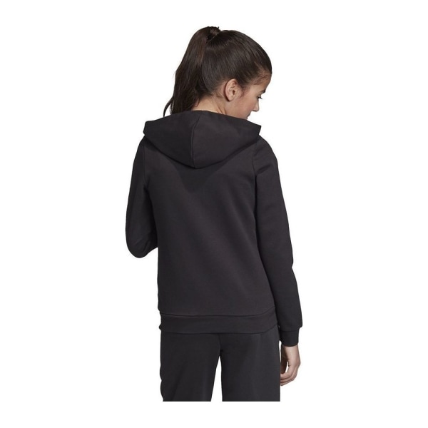 Puserot je Fleecet Adidas Linear Hoodie Mustat 135 - 140 cm/S