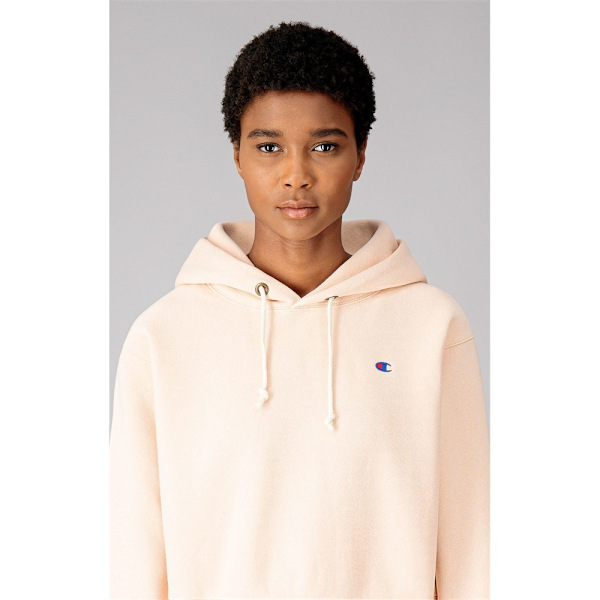 Puserot je Fleecet Champion Wmns Reverse Weave Cropped Hoodie Vaaleanpunaiset 168 - 172 cm/M