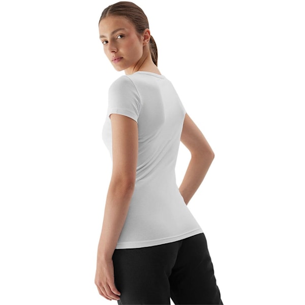 Shirts 4F 4FAW23TTSHF090610S Vit 168 - 171 cm/M