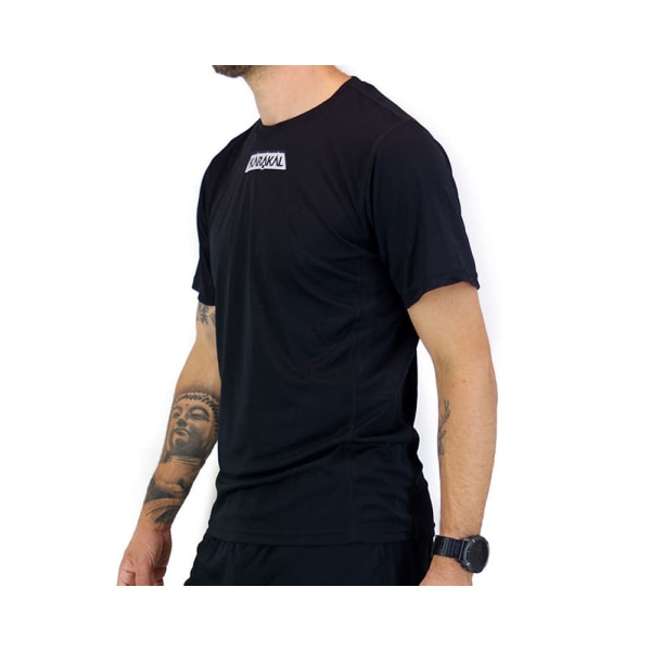 T-paidat Karakal Pro Tour Tee Mustat 173 - 177 cm/S