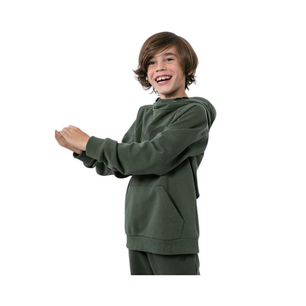 Puserot je Fleecet 4F JBLM002 Vihreät 122 - 127 cm