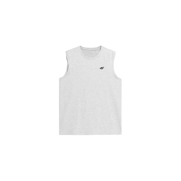 Shirts 4F 4FSS23TSLEM01627M Gråa 176 - 179 cm/M