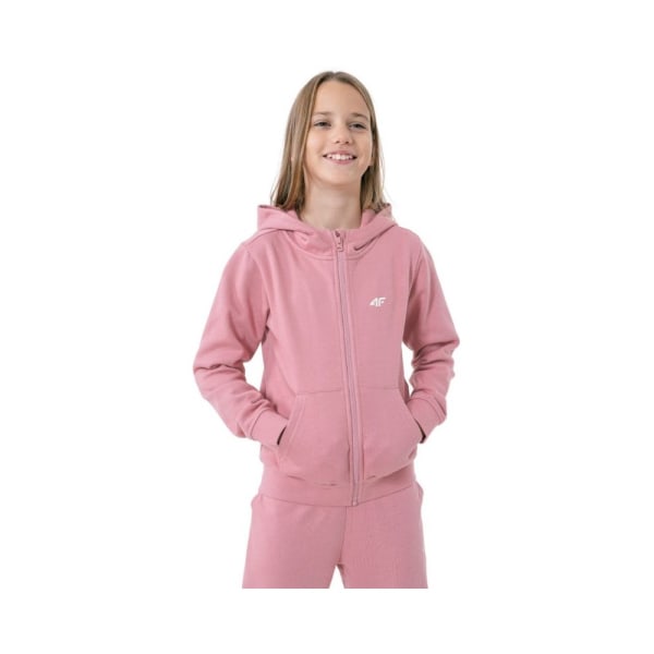 Sweatshirts 4F JBLD001 Pink 134 - 139 cm