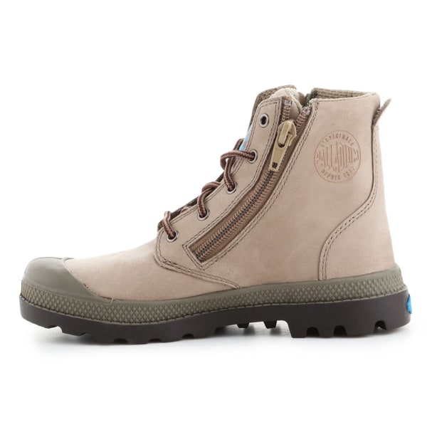 Skor Palladium Pampa HI Lea Gusset Beige 28