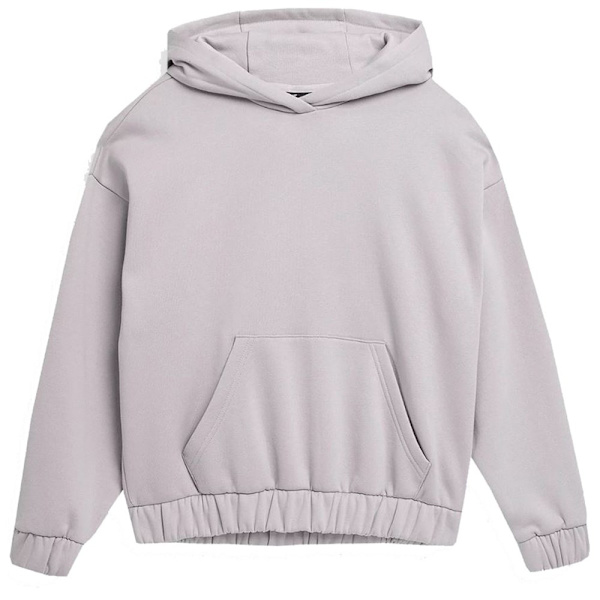 Puserot je Fleecet 4F 4FSS23TSWSF255SZARY Harmaat 174 - 177 cm/XL