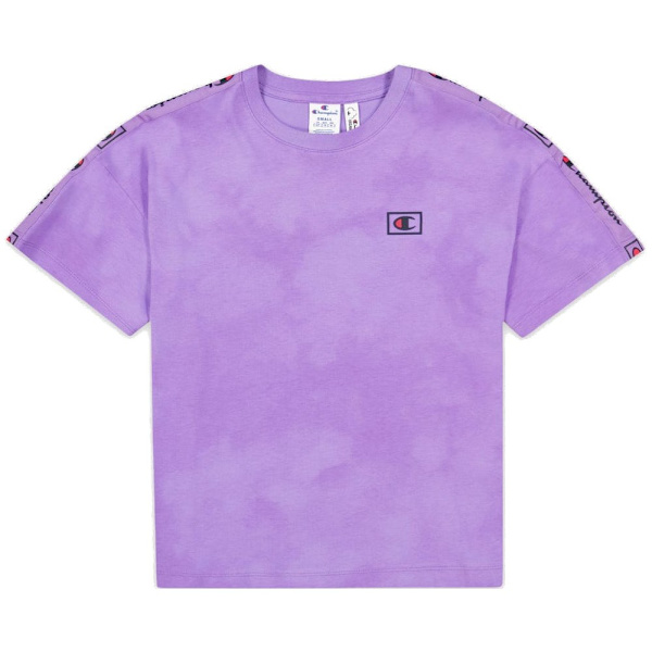 Shirts Champion Wmns Organic Cotton Blend Tie Dye Lila 168 - 172 cm/M