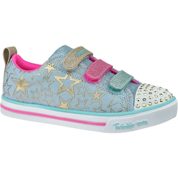 Lågskor Skechers Sparkle Litestars The Limit Blå,Rosa 28.5