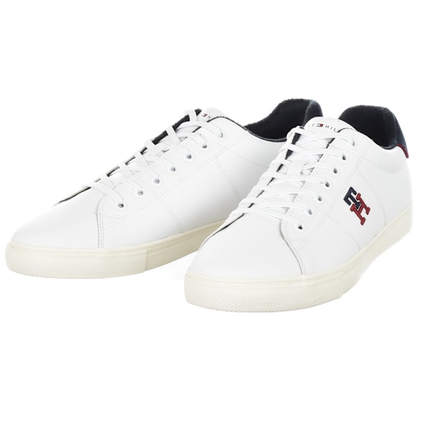 Sneakers low Tommy Hilfiger buty core vulc varsity monogram Hvid 40