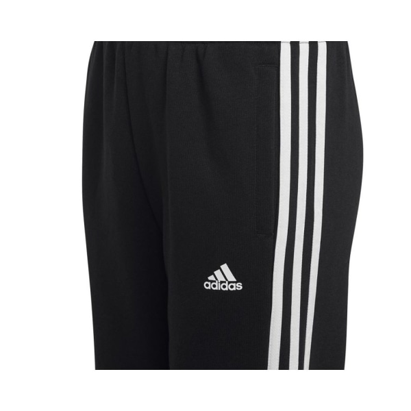 Housut Adidas Junior 3 Stripes Pants Mustat 111 - 116 cm