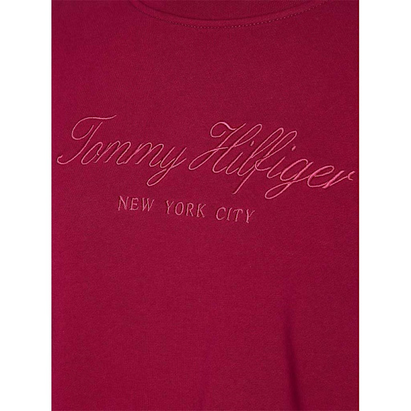 Puserot je Fleecet Tommy Hilfiger WW0WW35976VWU Vaaleanpunaiset 163 - 167 cm/S