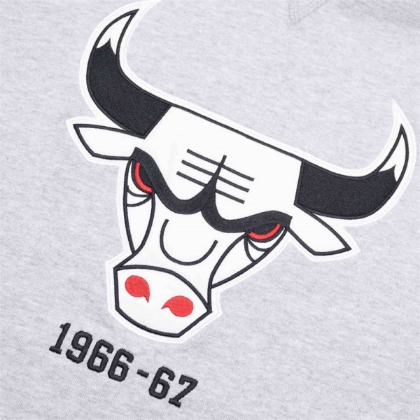 Mitchell & Ness Pinnacle Heavyweight Fleece Nba Chicago Bulls Gråa,Svarta 198 - 203 cm/3XL