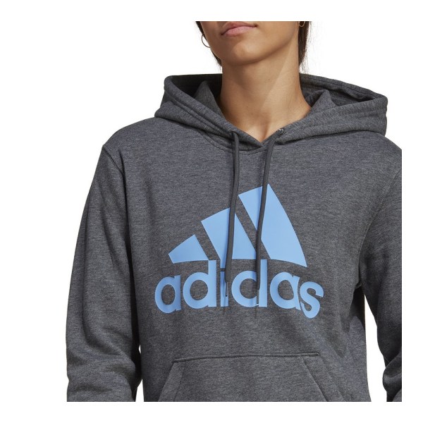 Sweatshirts Adidas Big Logo FL HD Gråa 152 - 157 cm/XS