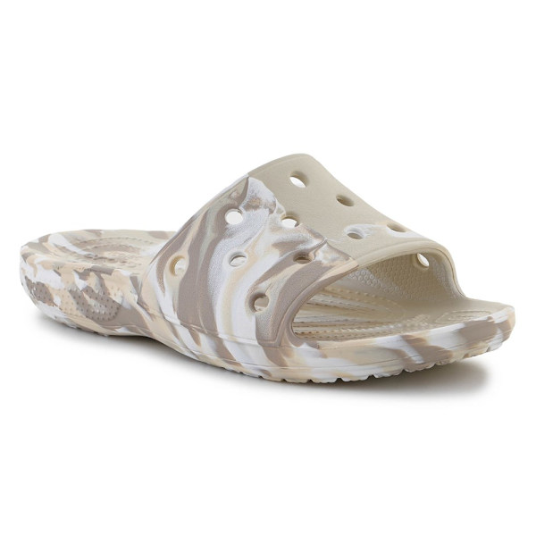 Rantakengät Crocs Classic Marbled Slide Beesit 37