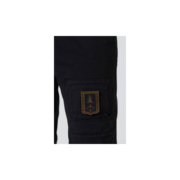 Bukser Aeronautica Militare PF743J21734300 Sort 188 - 192 cm/XL