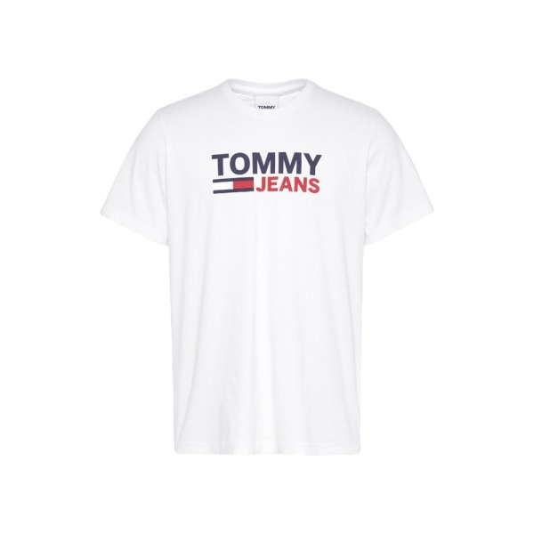 T-shirts Tommy Hilfiger DM0DM15379YBR Hvid 179 - 183 cm/L