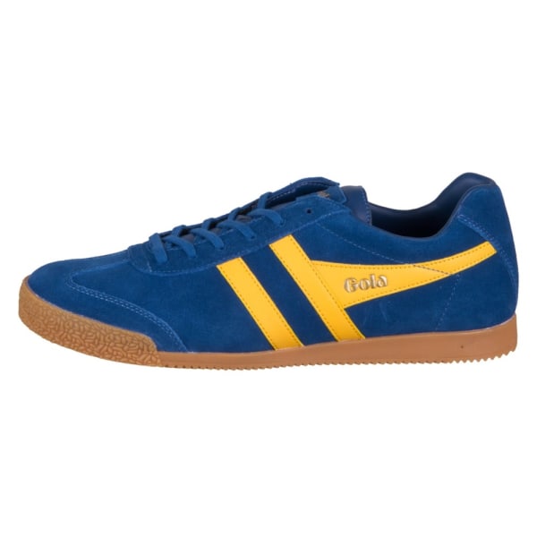 Sneakers low Gola Harrier Marine Blue Sun Suede Flåde,Gul 41