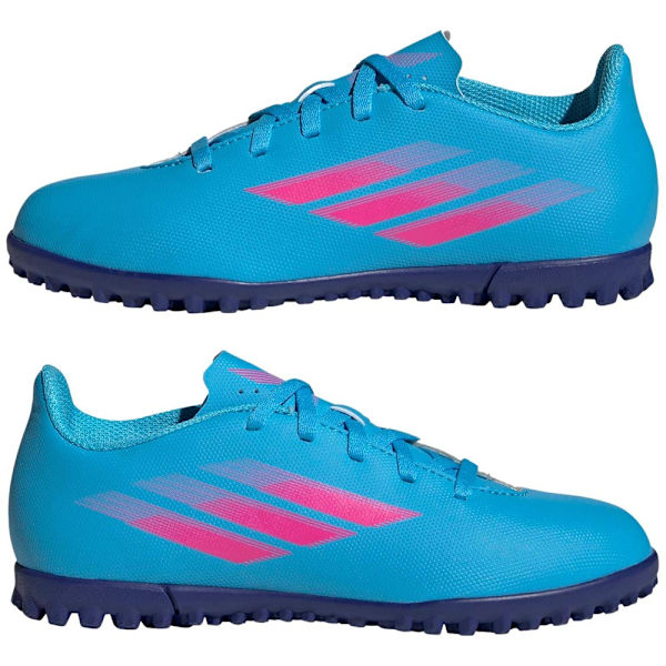 Puolikengät Adidas X SPEEDFLOW4 TF J Vaaleansiniset 38 2/3