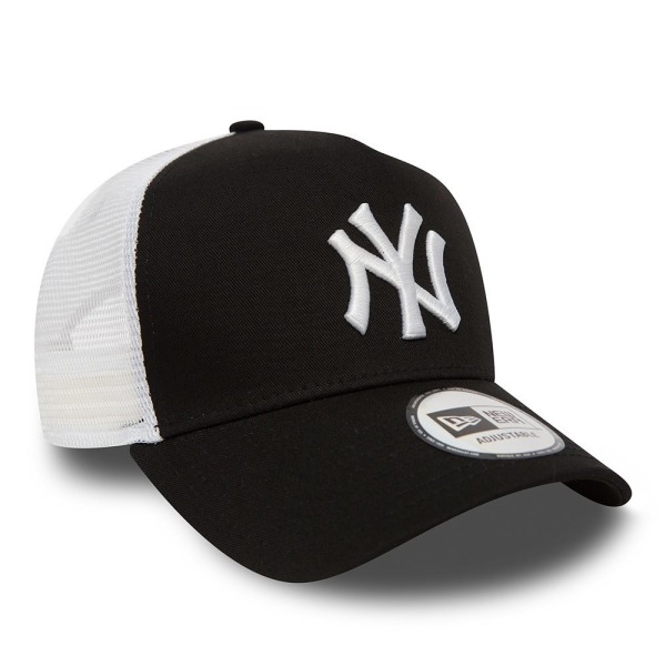 Hatut New Era New York Yankees Clean A Mustat,Valkoiset Produkt av avvikande storlek