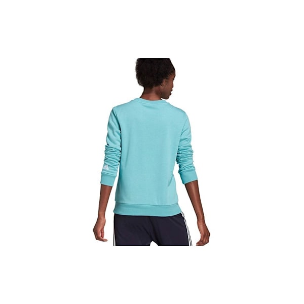 Sweatshirts Adidas W Lin FT Swt Blå 170 - 175 cm/L