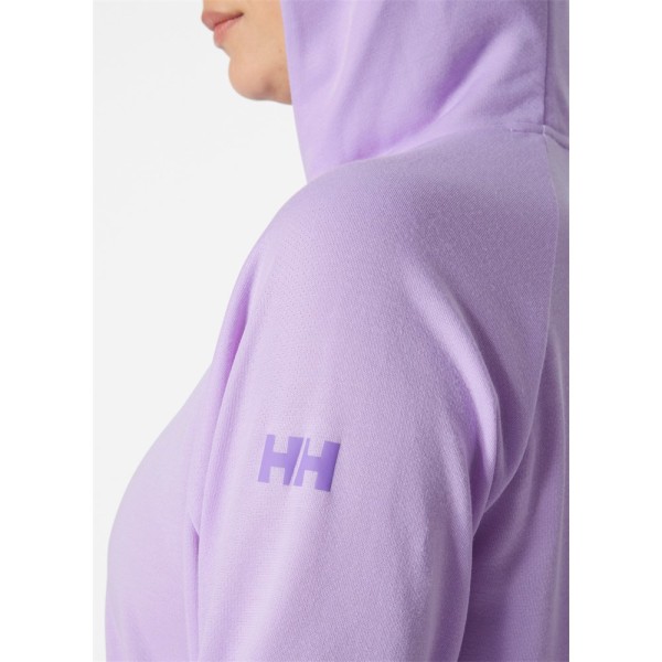 Sweatshirts Helly Hansen Damska Z Kapturem W Inshore Hoodie Lila 166 - 170 cm/M