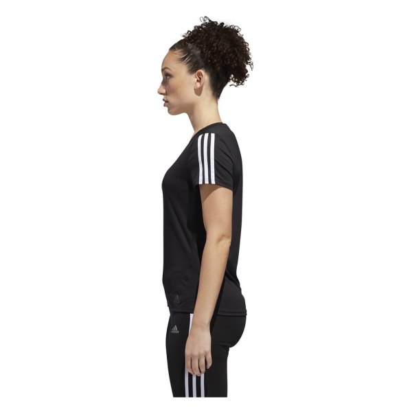 T-shirts Adidas Run 3S Tee W Sort 152 - 157 cm/XS
