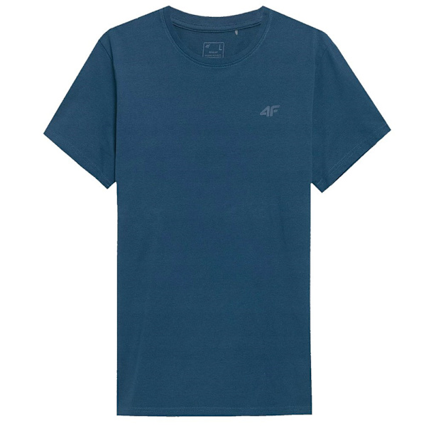 T-shirts 4F SS23TTSHM536DENIM Blå 182 - 185 cm/XL