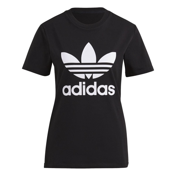 Shirts Adidas Trefoil Tee Svarta,Vit 152 - 157 cm/XS