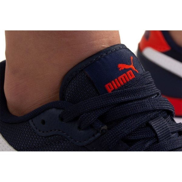 Sneakers low Puma ST Runner V3 Mesh JR Hvid,Flåde,Rød 38.5