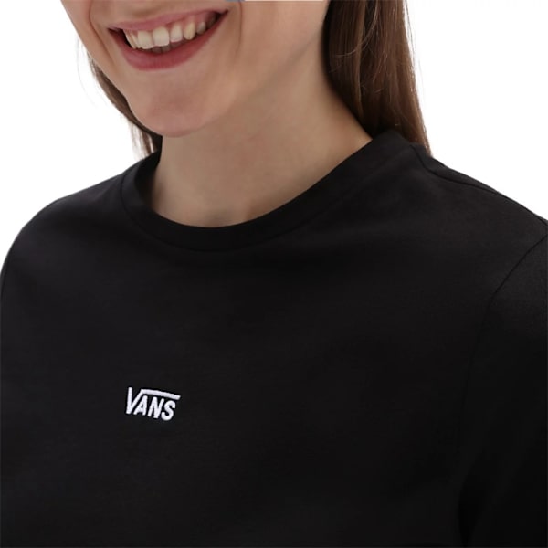 T-paidat Vans Flying V Crop Crew Mustat 158 - 162 cm/XS