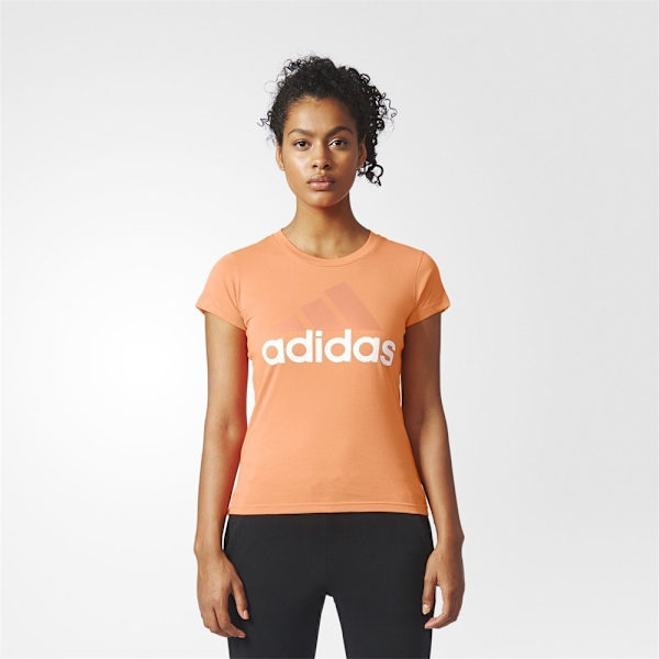 T-paidat Adidas Essentials Liner Teea Oranssin väriset 152 - 157 cm/XS