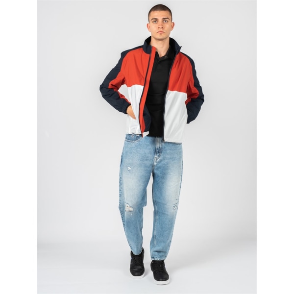 takki Tommy Hilfiger MW0MW226090 Valkoiset,Punainen 174 - 178 cm/M